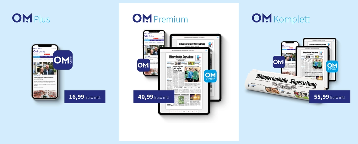 OM-plus, OM-premium und OM-Komplett 